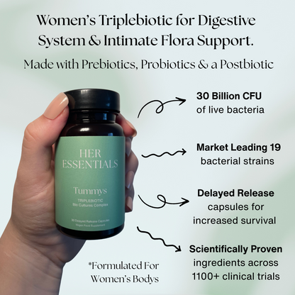 Tummys: Women's Triplebiotic For Gut & Intimate Flora
